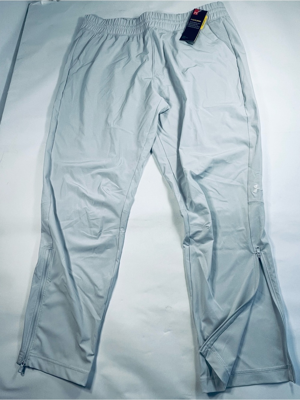 Under Armour - X Storm Women's Size XL UA Squad Warm Up Pant Light Gray NWT